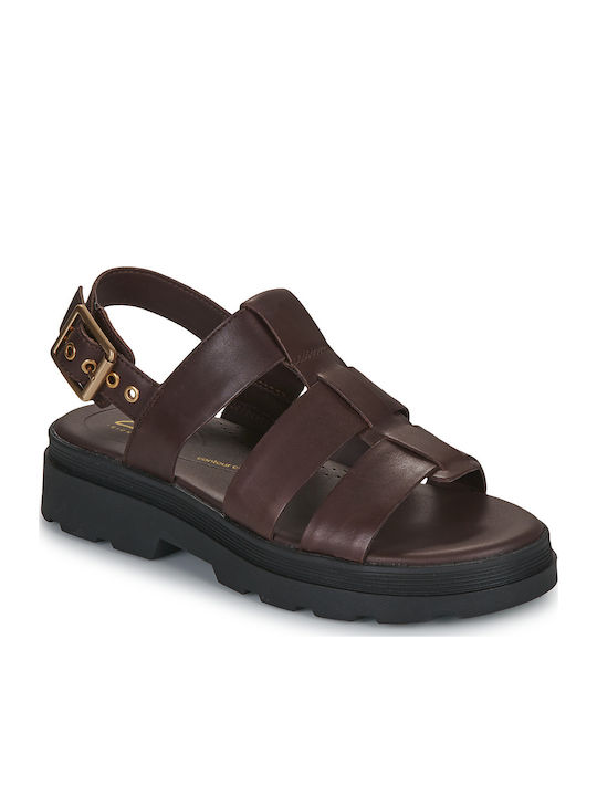 Clarks Strap Women's Sandals Brown