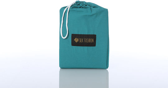 Silk Fashion Σετ με Φάσα Teal Blue 52x72cm Silk Fashion Σετ με Φάσα Teal Blue 52x72cm