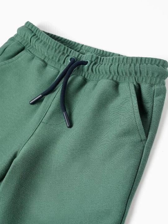 Kids Fabric Green Shorts/Bermuda