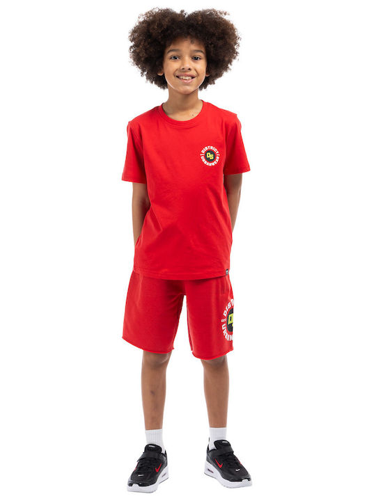 Kinder Shorts Bermudas Stoff Rote