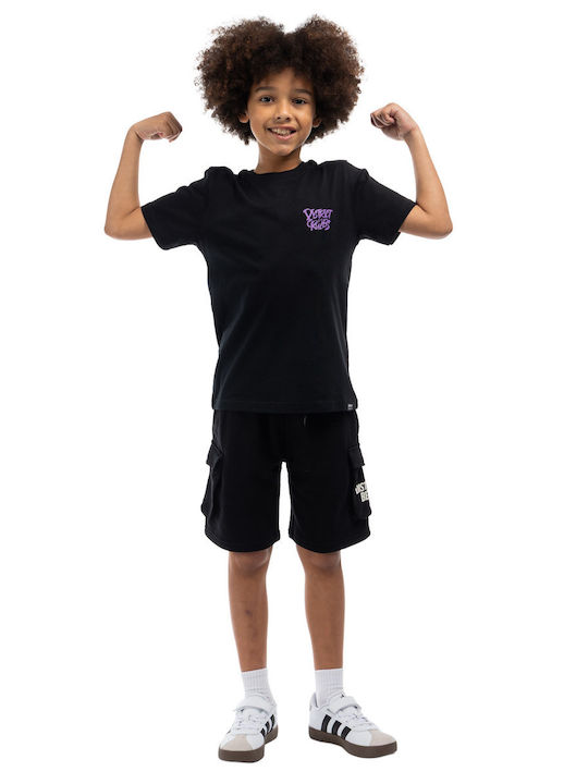 Kids Shorts Bermudas Fabric Black