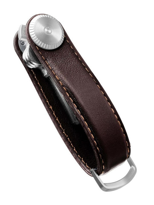 Orbitkey Leather Key Holder Pro Mahogany