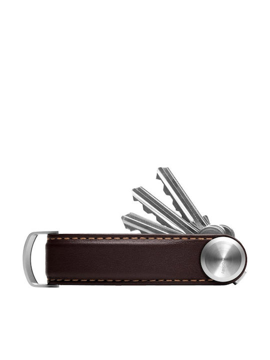Orbitkey Leather Key Holder Pro Mahogany