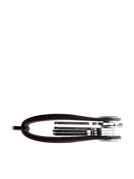 Orbitkey Leather Key Holder Pro Mahogany