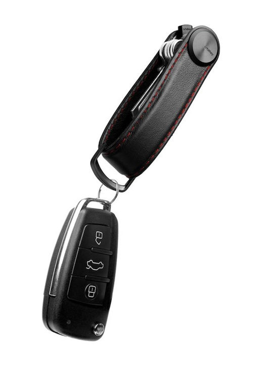 Orbitkey Titularul Cheii Din Piele Pro Obsidian