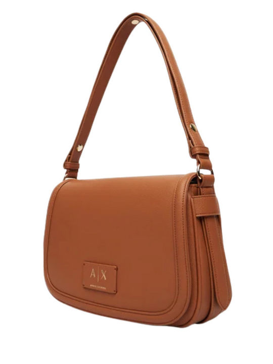 Fabric Women's Shoulder Bag Tabac Brown