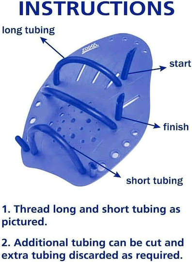Zoggs Matrix Hand Paddles Palme de înot Portocaliu