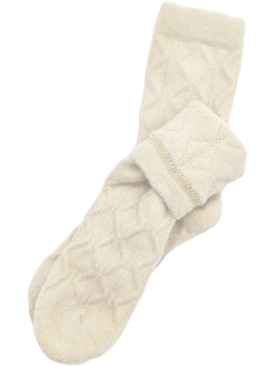 Gift-Me Women’s Monochrome White Socks Gift-Me Women’s Monochrome White Socks