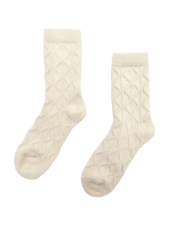 Gift-Me Women’s Monochrome White Socks