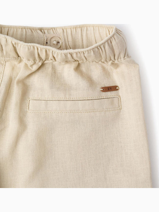 Pantalon Pentru Copii Chino Din In Bej