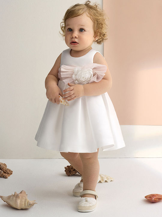 Mädchenkleid Crem
