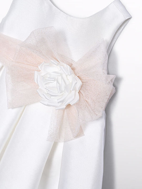 Mädchenkleid Crem