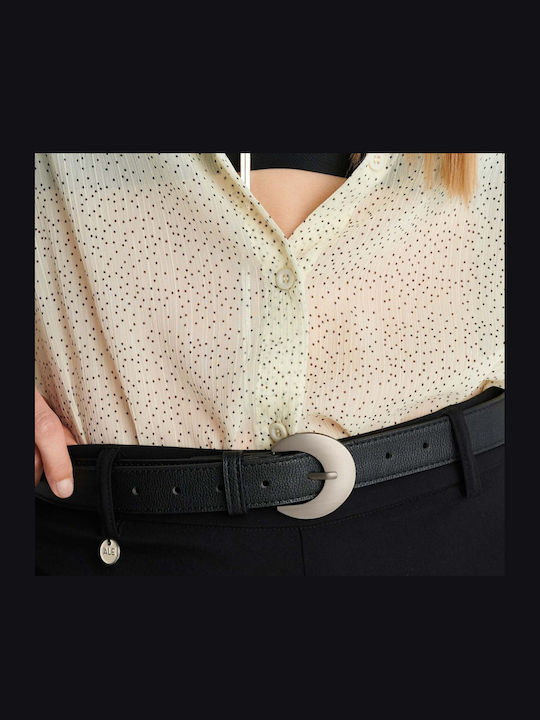 Women's Fabric Trousers Black