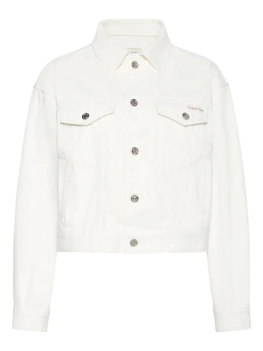 Women's Jean Jacket White