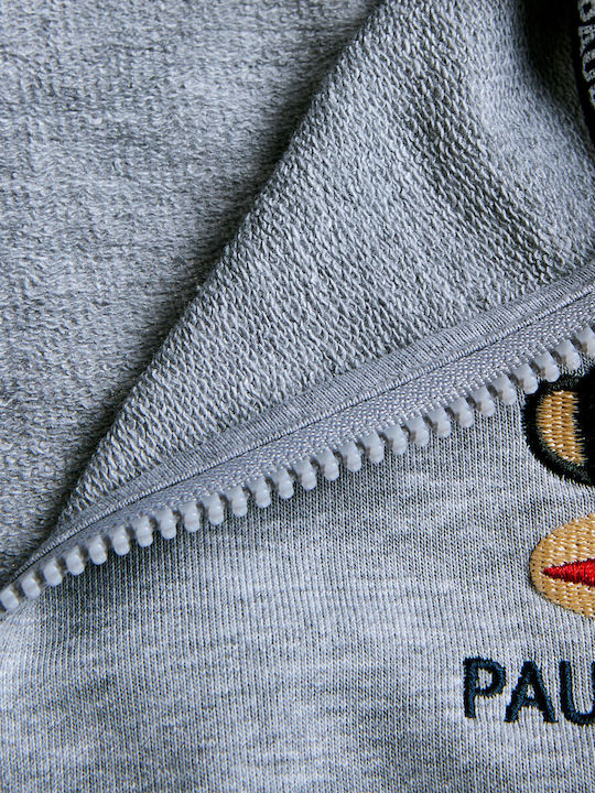 Kinder-Strickjacke Kapuzenpullover Graue