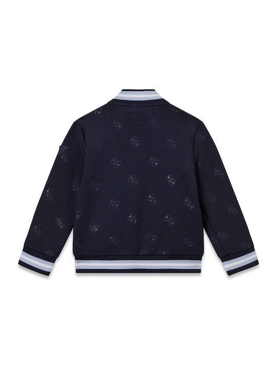 Kinder-Strickjacke Blau