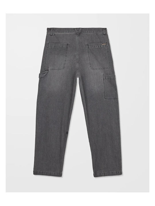 Kraftsman Men's Jeans Pants with Loose Tapered Fit Black Grey