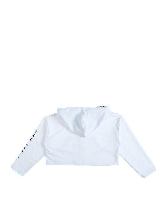Kinder-Strickjacke Weiß