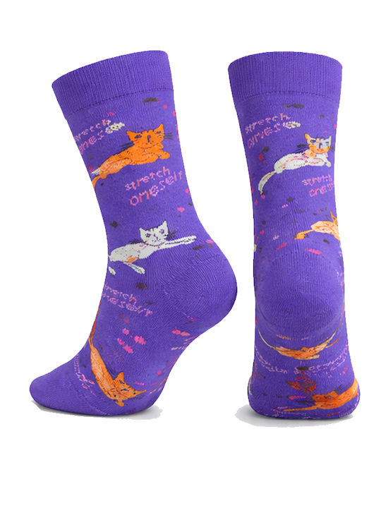 Hoho Socks Herren Lila Socken