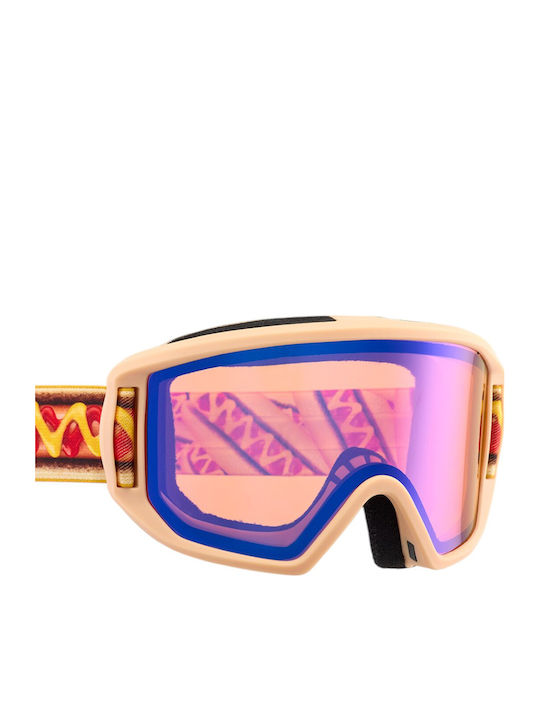 Anon Relapse Kids Ski & Snowboard Mask Blue with Blue Lens