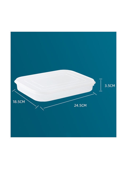Alista Home Cutie De Prânz Din Plastic Transparent 24.5x18.5cm