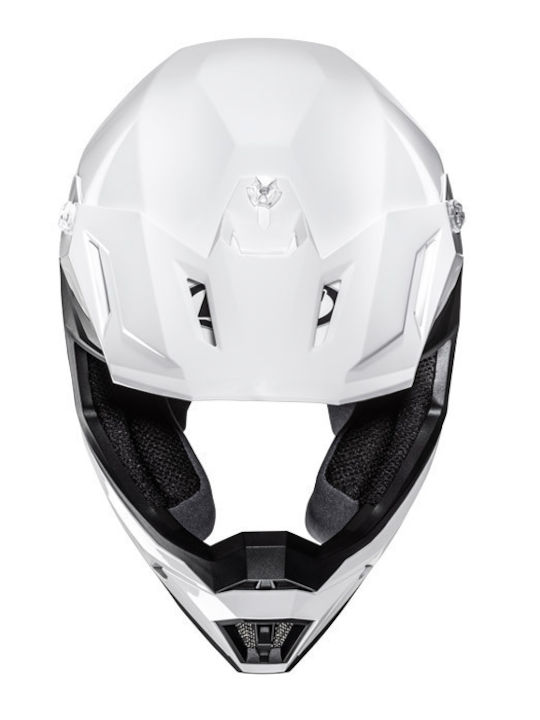HJC C50 White Motorcycle Helmet Motocross ECE 22.06