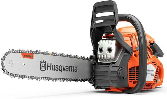Husqvarna 450S Motoferăstrău pe Benzină 3.2cp 5kg cu Lamă 45cm și Easy Start