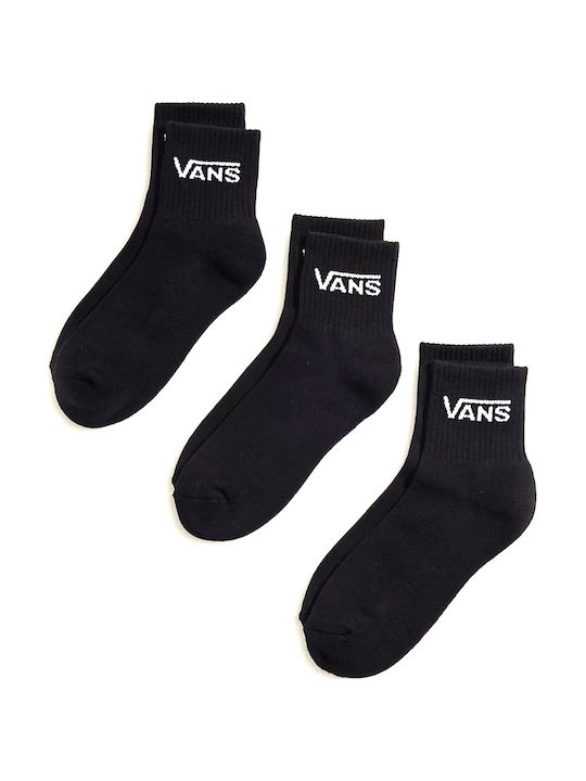 Vans Classic Half Crew Ανδρικές Κάλτσες Black 3Pack