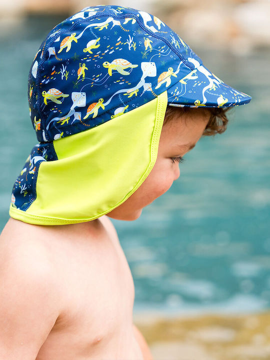 Splash About Kids' Fabric Sunscreen Hat Blue