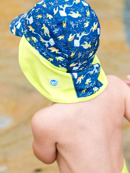 Splash About Kids' Fabric Sunscreen Hat Blue