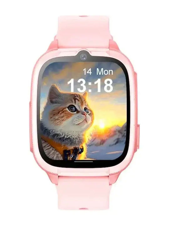 Nubki Smartwatch Pentru Copii 4G Cu Cameră Roz