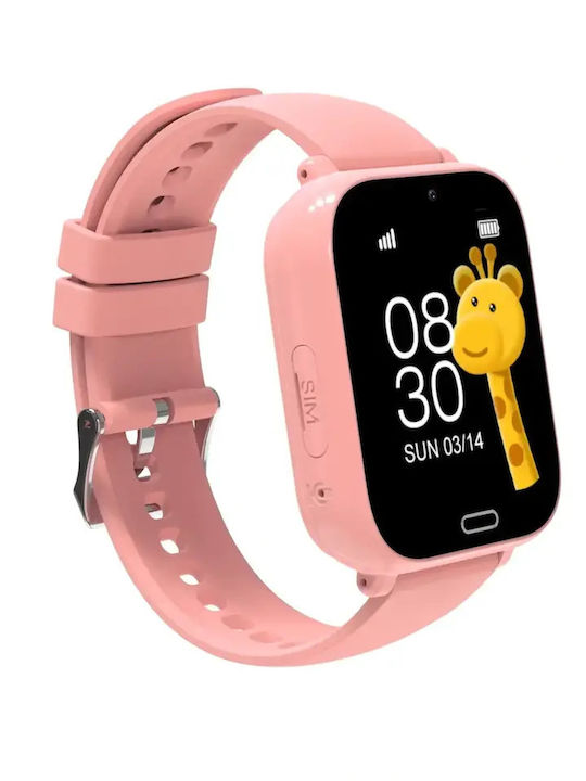 Nubki Kinder-Smartwatch 4G mit Kamera Rosa