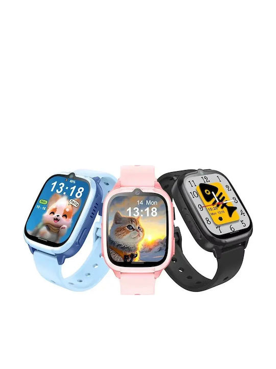 Nubki Smartwatch Pentru Copii 4G Cu Cameră Roz