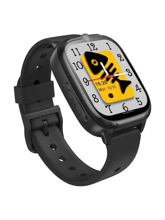 Nubki Kinder-Smartwatch 4G mit Kamera Schwarz