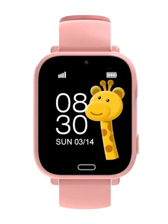 Nubki Kinder-Smartwatch 4G mit Kamera Rosa