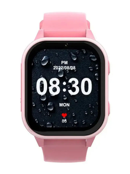 Nubki Παιδικό Smartwatch 4G με GPS & Κάμερα Ροζ