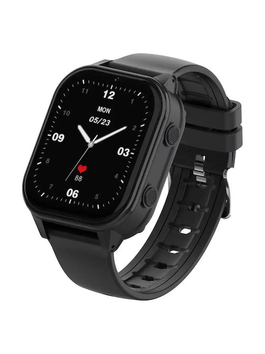 Nubki Детски Смарт Часовник 4G с GPS и Камера Черен