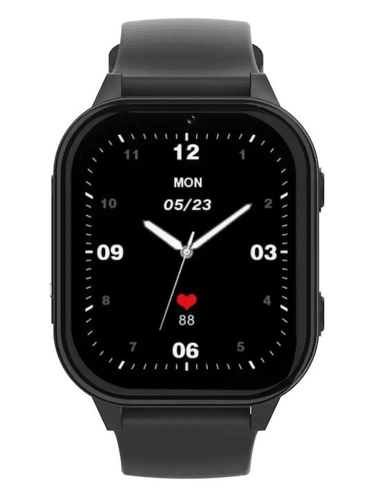 Nubki Детски Смарт Часовник 4G с GPS и Камера Черен