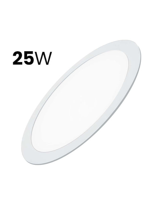Avizar Panou Led Pătrat 25w 29.2x29.2cm Consum Redus De Energie Alb