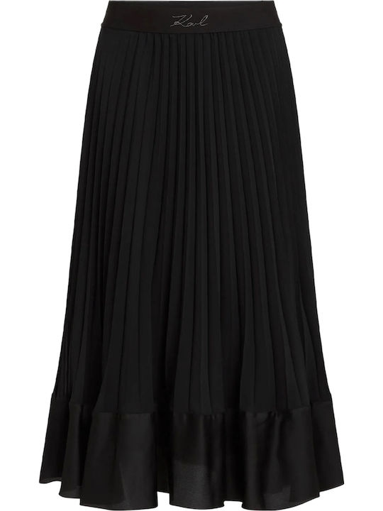 Pleated Skirt Black