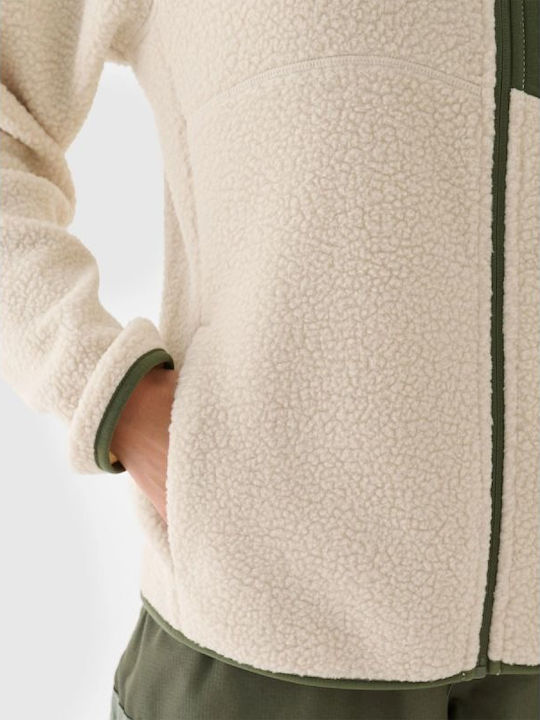 Women's Cardigan In Beige Colour