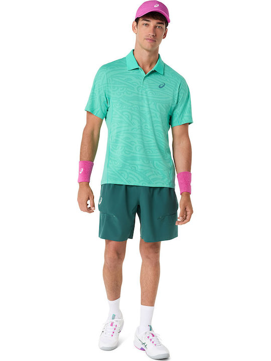 ASICS 2041A389-300 Men's Green Tennis Shorts