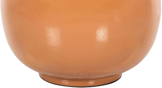Freebox Decorative Vase Metallic Orange Size 21xHeight 37cm