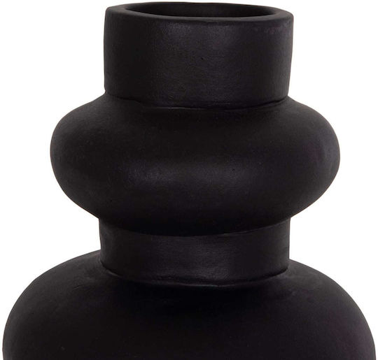 Freebox Decorative Vase Ceramic Black