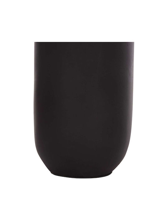 Freebox Dekorative Keramikvase Schwarz