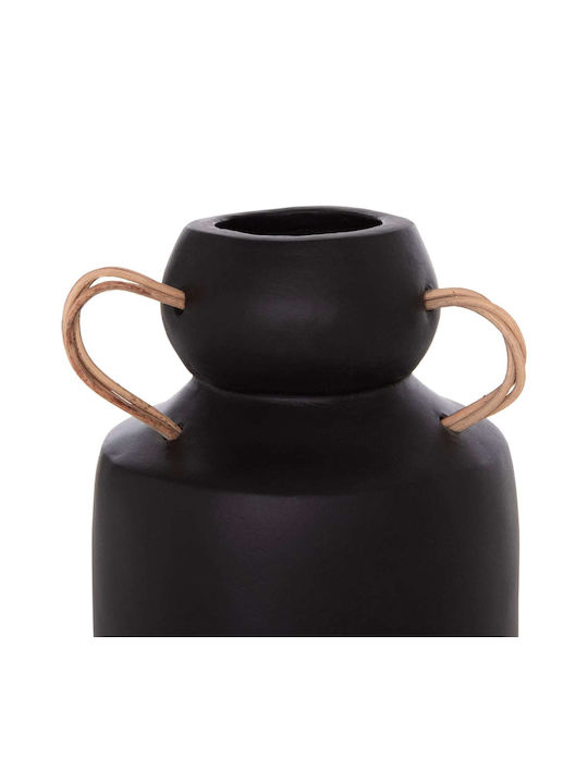 Freebox Decorative Vase Ceramic Black 16x16xYcm