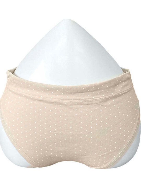 Damen-Slips Beigen String 1628-Beige-L