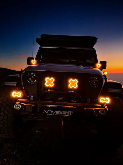 NovSight LED Universal Mitsubishi Pick-up Nissan PickUp 120W 4cm With White Lighting 1 Piece
