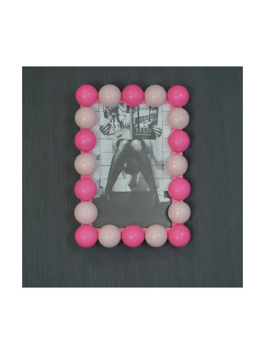 Housevitamin Kunststoff Fotorahmen mit Rosa Rahmen