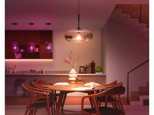 Philips Smart Λάμπες Hue White And Colour Ambiance LED για Ντουί E27 και Σχήμα A60 810lm Dimmable 4τμχ